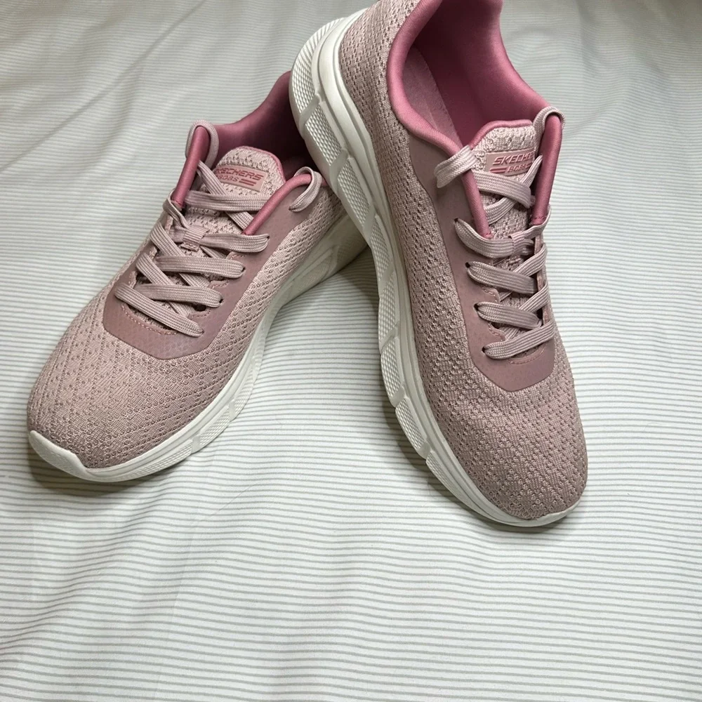 Skechers Women's‎ BOBS Sport B Flex - Quick Pivot Sneaker  Size 8 Blush Pink